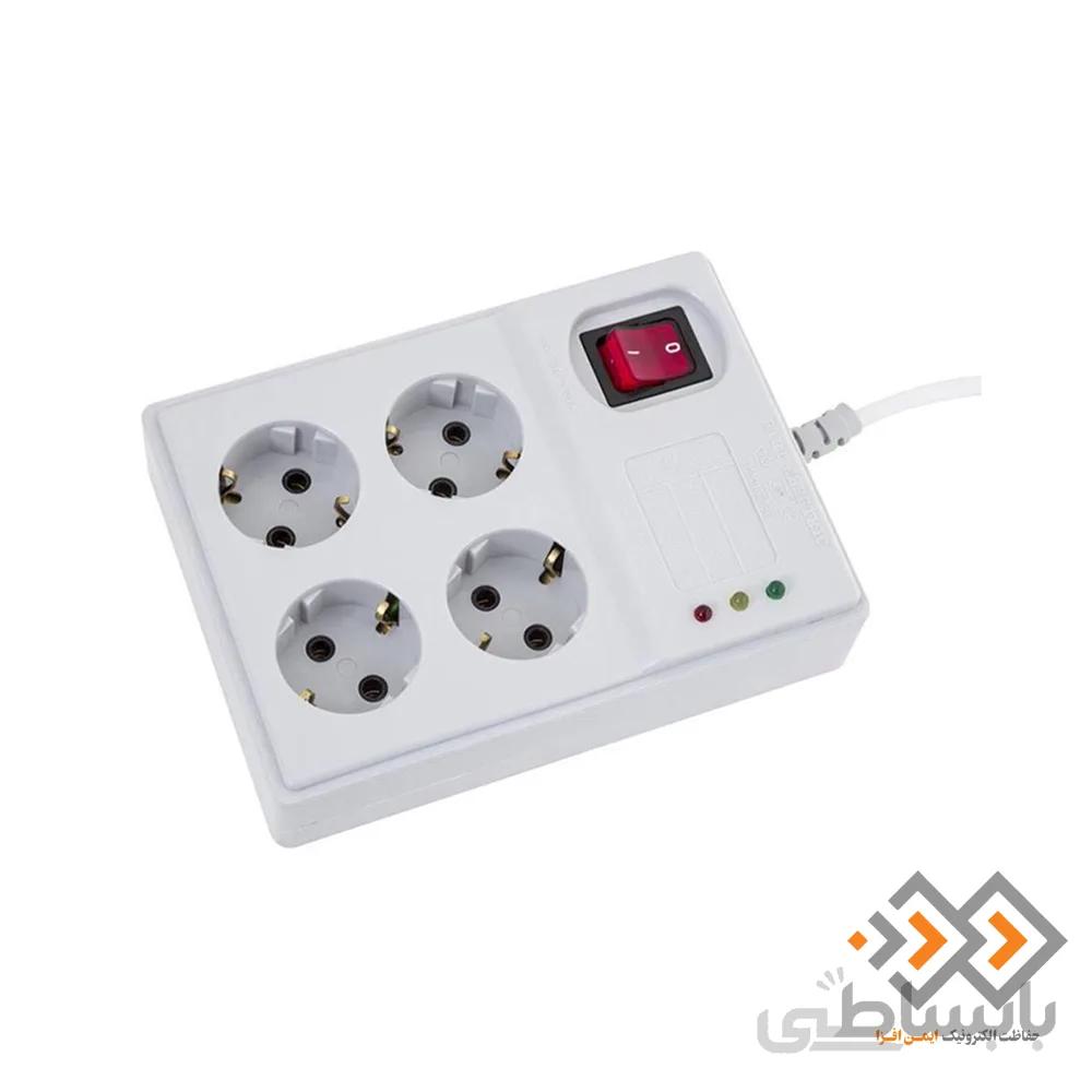 چند راهی و محافظ برق 5 متری مدل PE2204 پارت الکتریک ا Multi-way and 5 meter electrical protector model PE2204 Part Electric