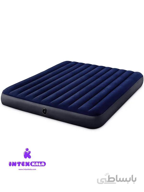 تشک بادی دونفره اینتکس با رویه مخمل ا Intex 64755