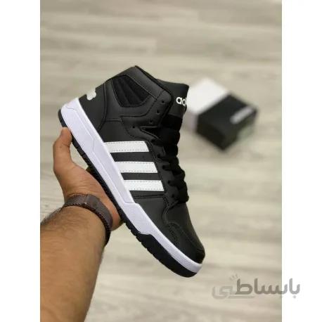 کفش آدیداس اینتراپ ماید ساقدار مشکی adidas Men's Hoops 2.0 Mid Basketball Shoe