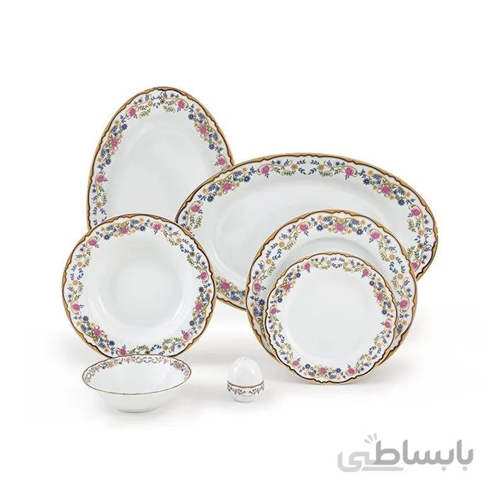 سرویس چینی 28 پارچه غذاخوری گلستان درجه عالي