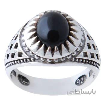 انگشتر نقره مردانه کد AM_1044