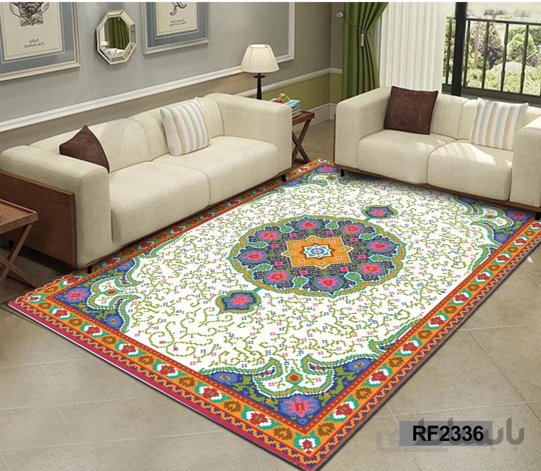 روفرشی مخمل کشدوز کد 2336 در چهار سایز استاندارد زمان آماده شدن 20 روز کاری ارسال رایگان به سراسر کشور - پست رایگان / 4 متری