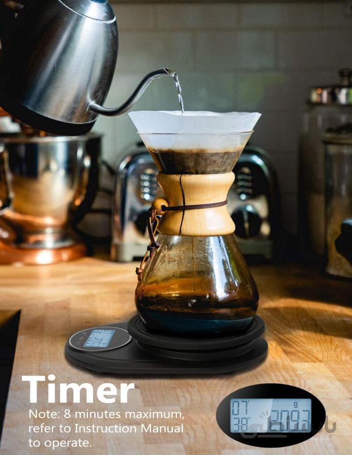 ترازو قهوه و آشپزخانه تایمردار ا Coffee scale