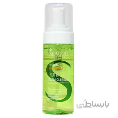 فوم شستشو ویتامین C پوست چرب و مختلط سی گل Seagull Vitamin C Purifying Foam Cleanser