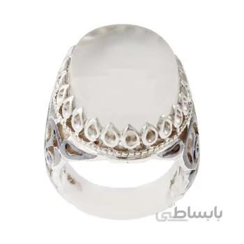 انگشتر نقره مردانه مدل عقیق کد AM_1412