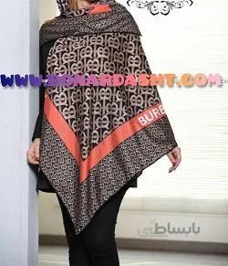 روسری دور دست دوز