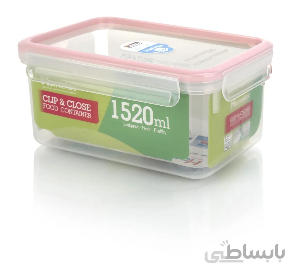 ظرف فریزری مستطیل متوسط هوم کت 1050 میلی لیتر