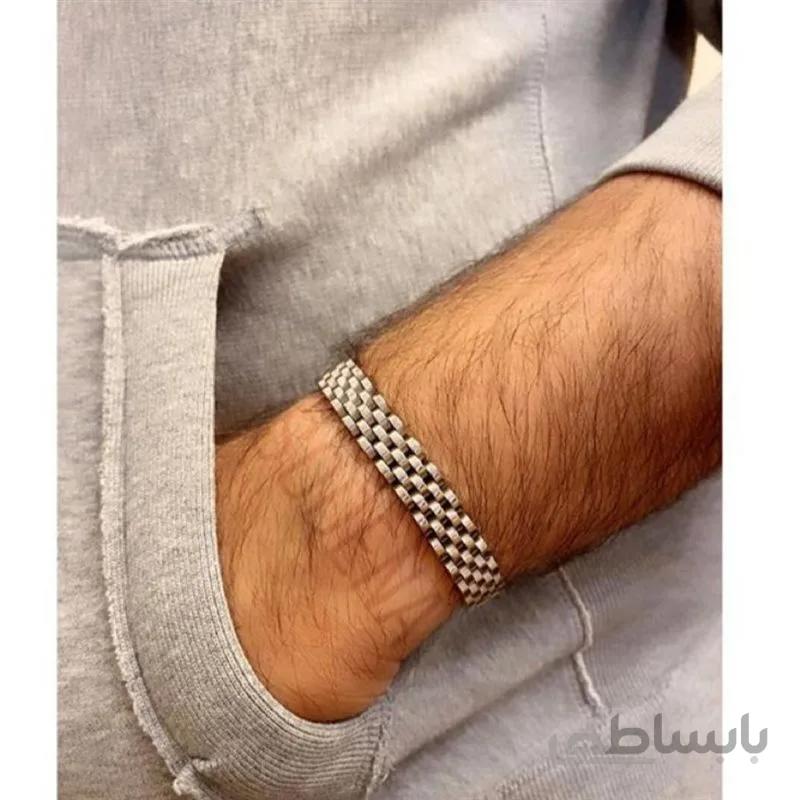 دستبند رولکس نقره ای - 03