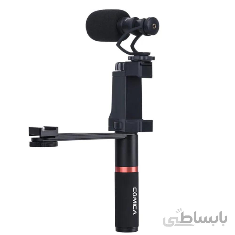 COMICA - CVM-VM10-K4 گریپ دستی با میکروفون موبایل