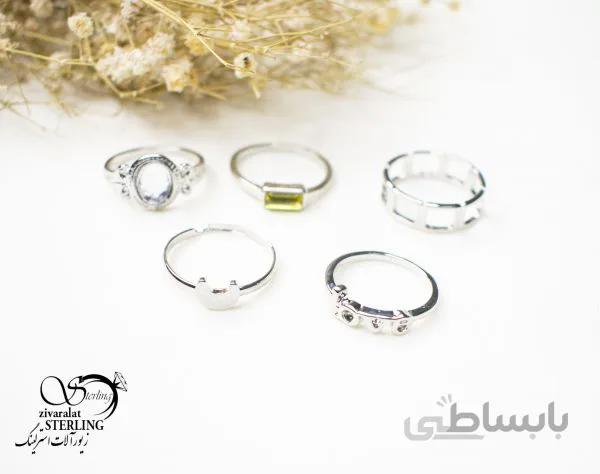 پک انگشتر زنانه کد 5607