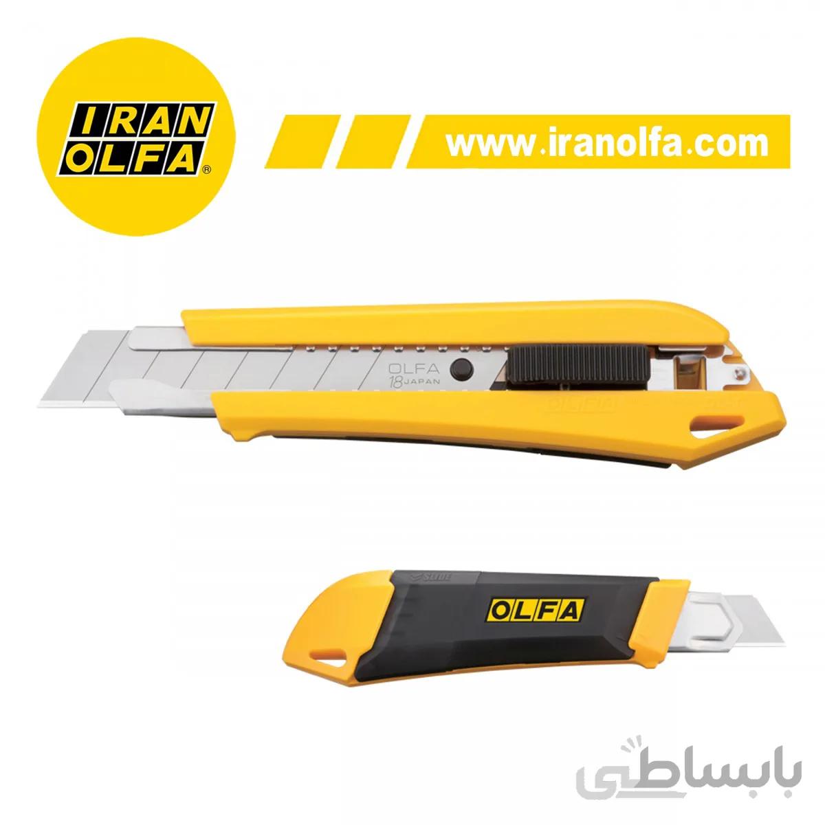 کاتر بزرگ با قفل اتوماتیک الفا OLFA ژاپن مدل DL 1