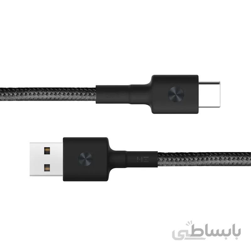 کابل بافته شده تایپ سی شارژ سریع شیائومی 3 آمپر SJX10ZM