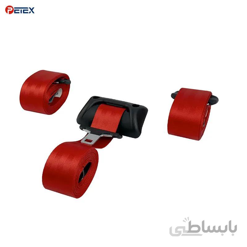 ست کامل نوار تکمیل شده عقب پژو ۲۰۶ صندوق دار رنگ قرمز