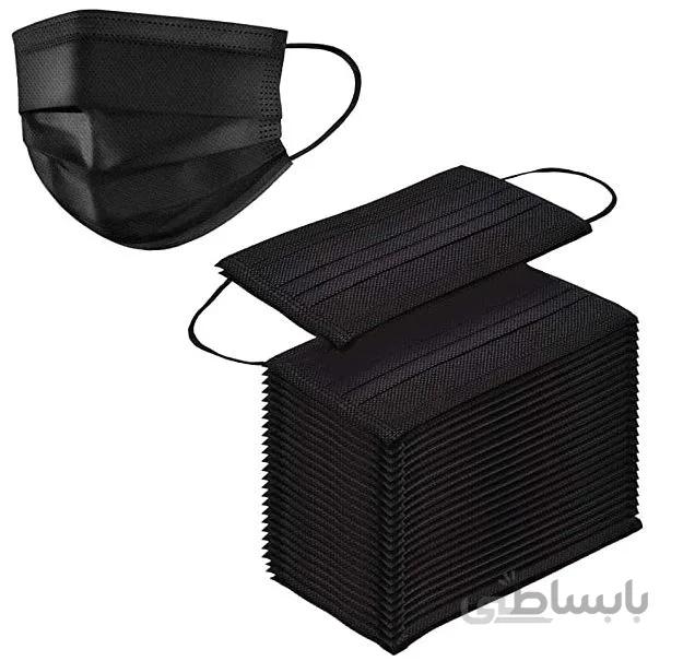 ماسک سه لایه مشکی ATA ا Black 3ply Mask
