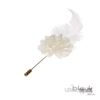 گل کت پارچه ای - مردانه (سفید)