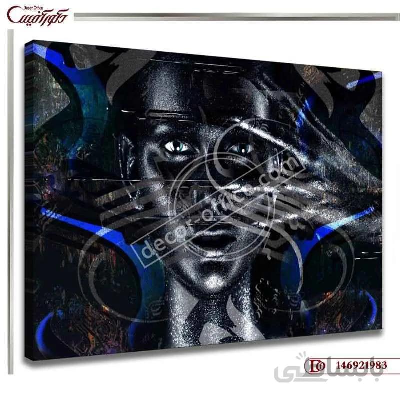 تابلو دکوراتیو صورت 1983 ا Decorative face painting 1983