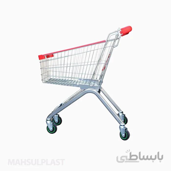 چرخ خرید فروشگاهی ٦٠ لیتری