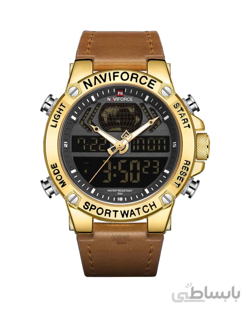ساعت مچی مردانه ناوی فورس NAVIFORCE NF9164 G/B/L.BN