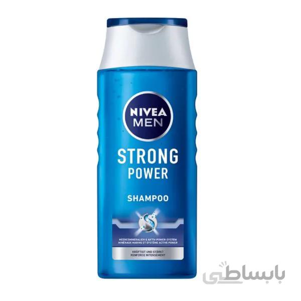 شامپو نیوا مردانه ۴۰۰ میل مدل استرونگ پاور – Nivea men Shampoo Strong Power