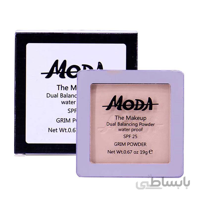 پنکک ضد آب مودا مدل Dual Balancing Powder شماره 2 حجم 19 گرم