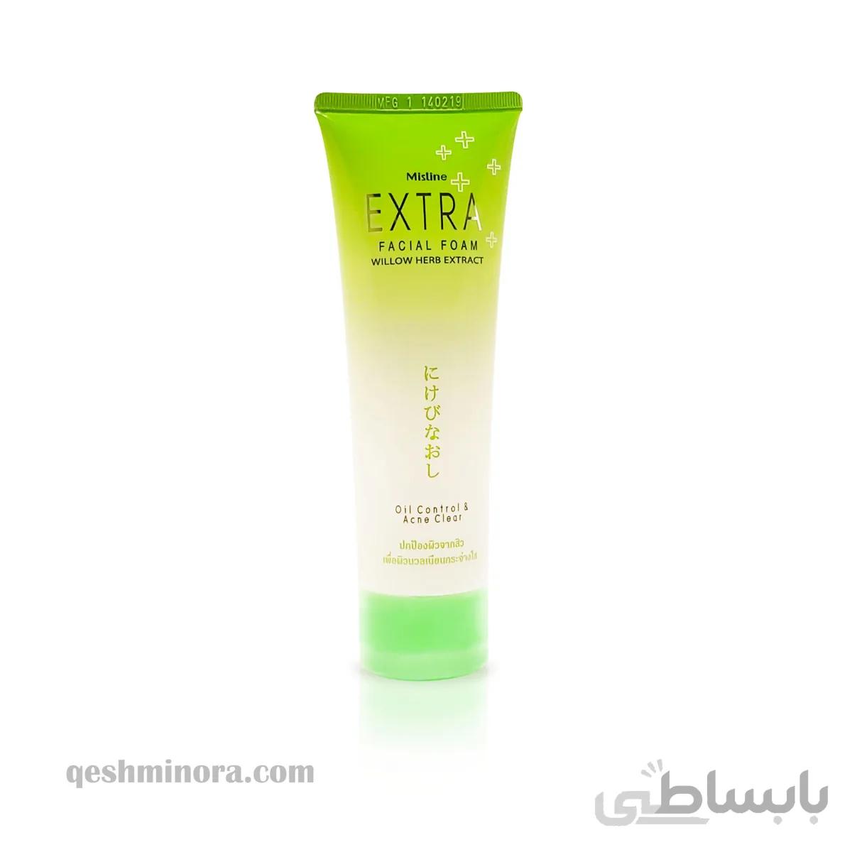 فیس واش میستین عصاره بید Mistine extra facial foam