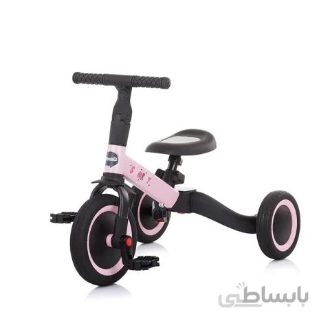 سه چرخه کودک چیپولینو 2 در 1 chipolino رنگ صورتی کد M0204LP