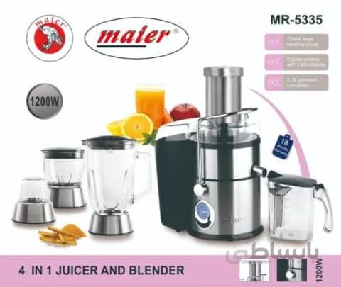 ابمیوه گیری 4 کاره مایر مدل MR 5335 سفید ا 4 IN 1 JUICER AND BLENDER