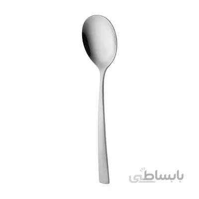 قاشق سالاد فلورانس ساده ناب استیل