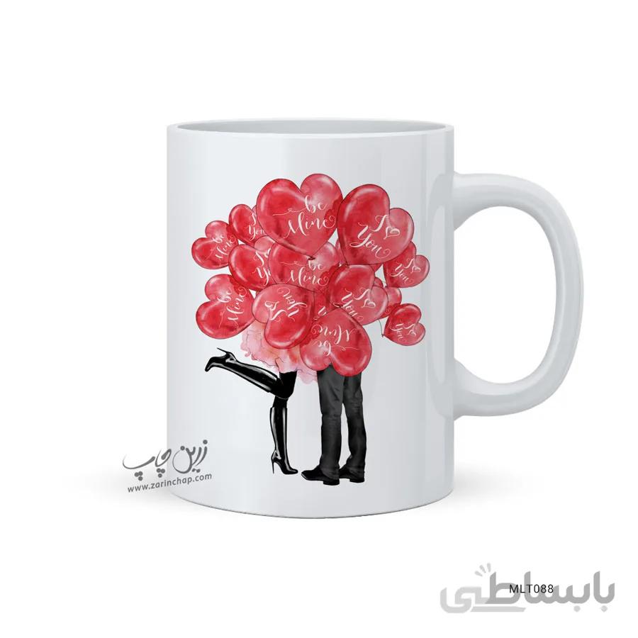 لیوان ولنتاین طرح MLT088