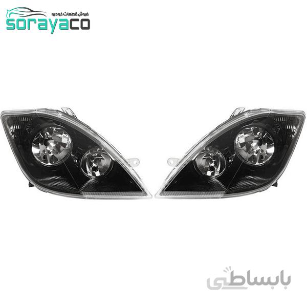 چراغ جلو تیبا فن آوران پرتو الوند بدون موتور (دودی)
