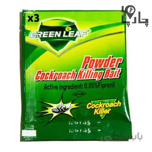 پودر سوسک کش گرین لیف مدل P5 ده بسته 50 گرمی