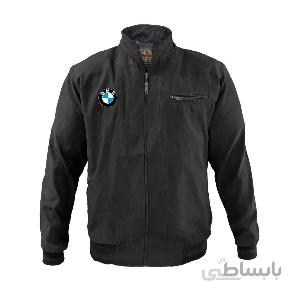 کاپشن بهاری مشکی BMW