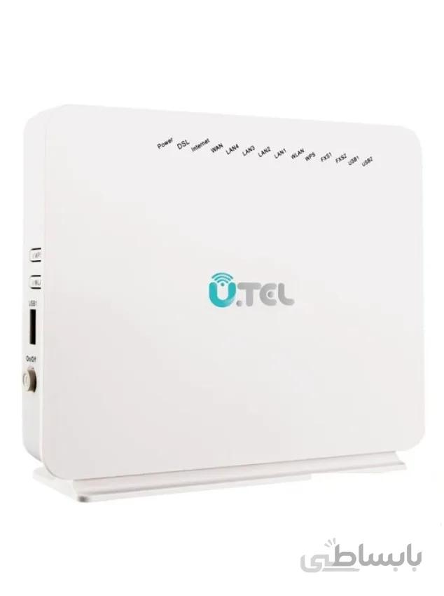 مودم روتر VDSL2/ADSL2 Plus بی سیم یوتل مدل V304F ا U.TEL V304F Wireless VDSL2/ADSL2 Plus Modem Router