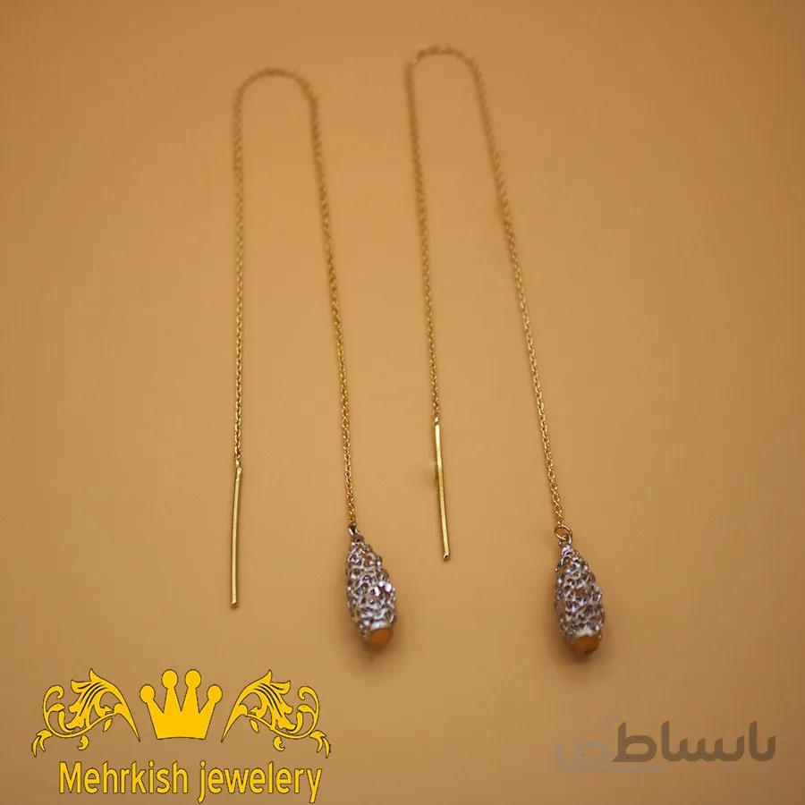 گوشواره بخیه ای
