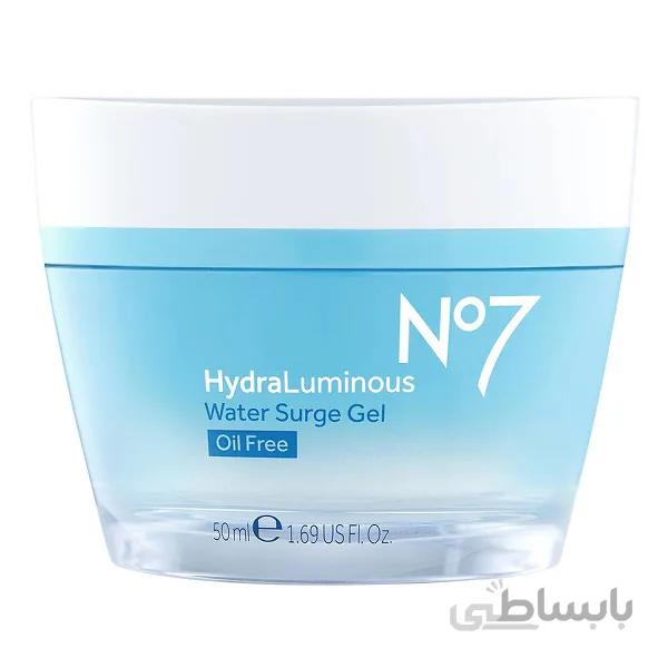واتر ژل مرطوب کننده و آبرسان قوی نامبر سون No7 مدل هیدرا لومینوس HYDRAluminous حجم ۵۰ میل | ضد آلودگی، مخصوص پوست چرب