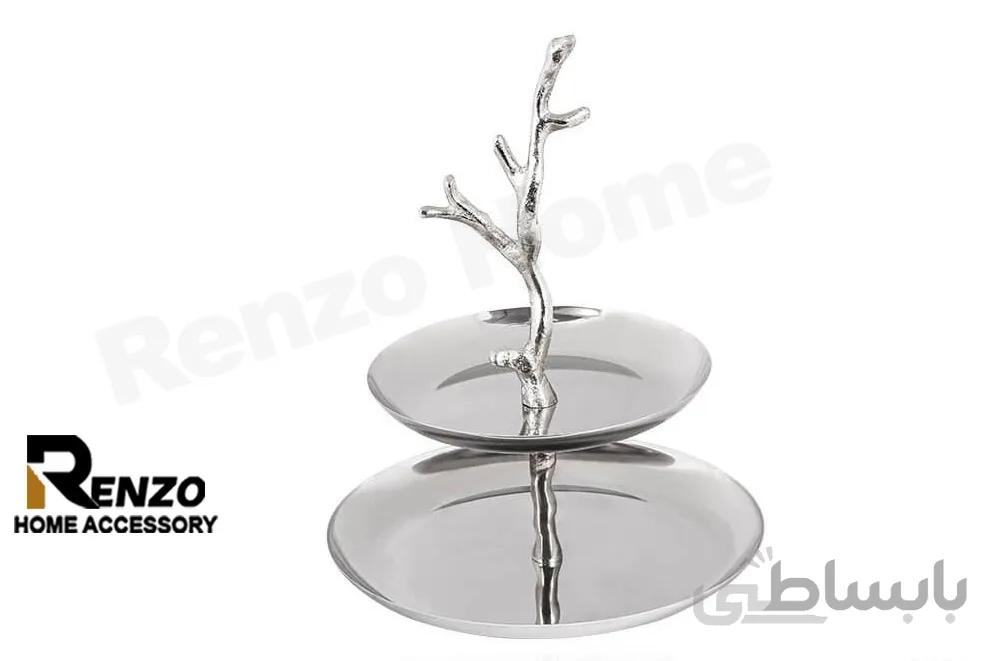 شیرینی خوری 2 طبقه طرح شاخه گوزنی