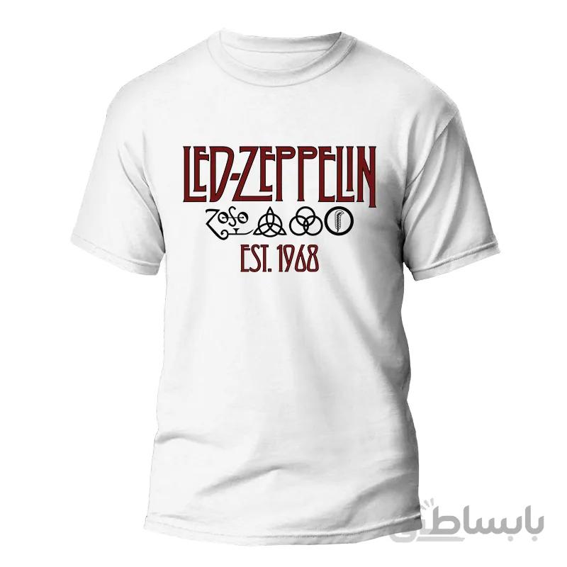 تیشرت طرح ledzeppelin با نمادها