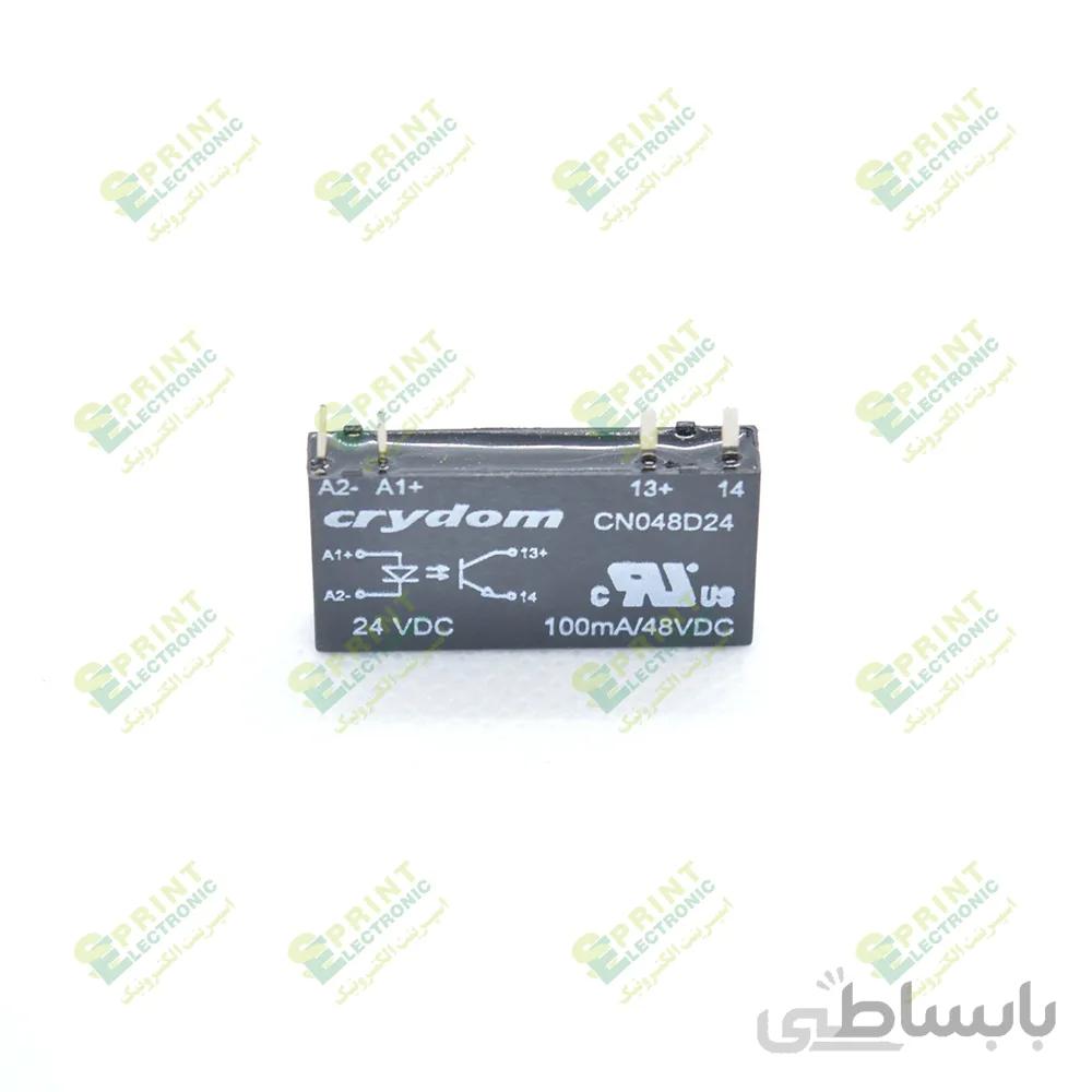 رله الکترونیکی SSR روبردی 4 پایه تک فاز 0.1 آمپر DC/DC