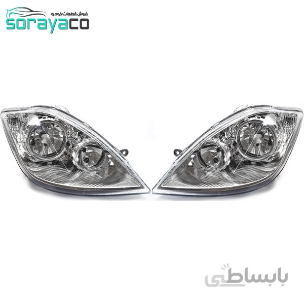 چراغ جلو تیبا فن آوران پرتو الوند بدون موتور (استیل)