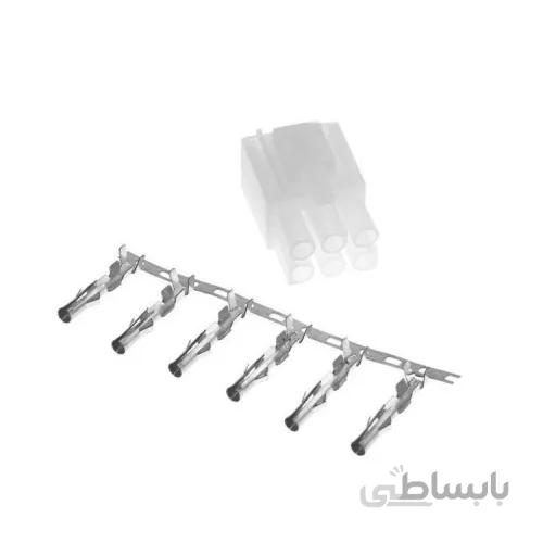 سوکت 6 پین مادگی ATX ا ATX Socket 6PIN Female