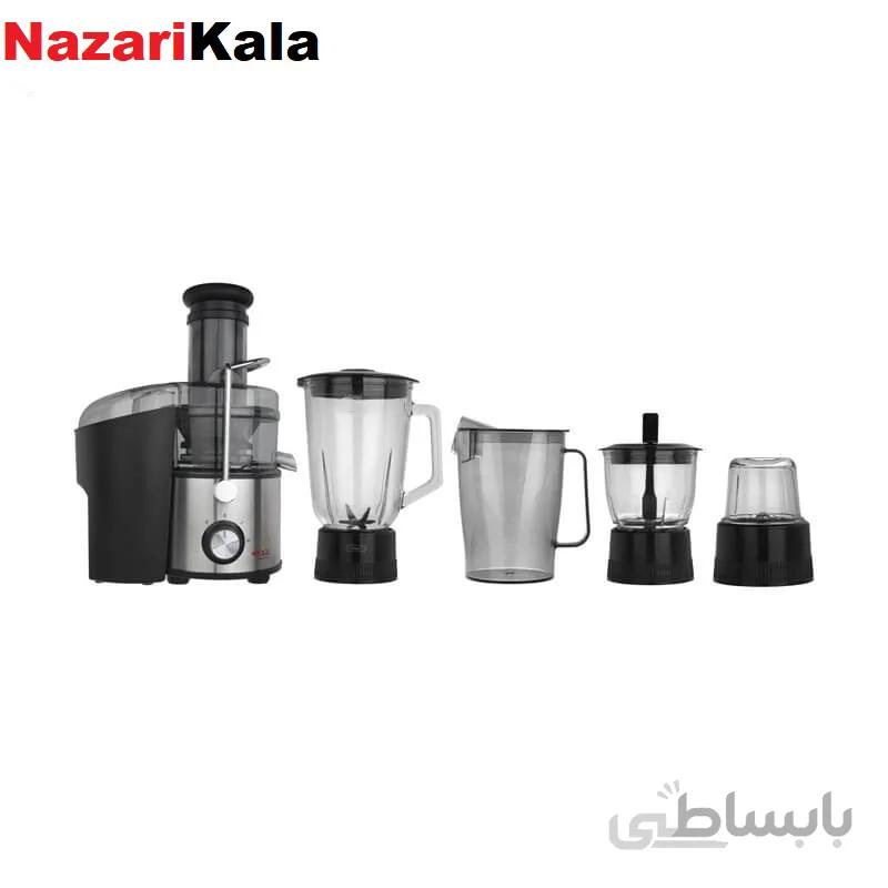 آبمیوه گیر 4کاره استیل مکسی مدلMEX-614-DGT