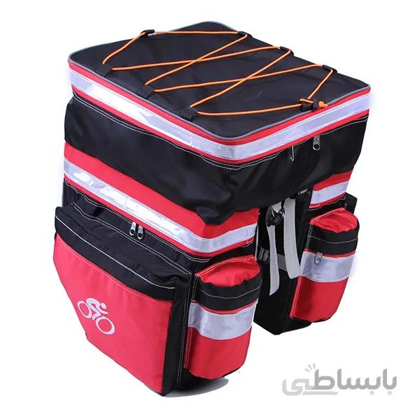 کیف خورجینی دوچرخه مدل دو طبقه کد mg06