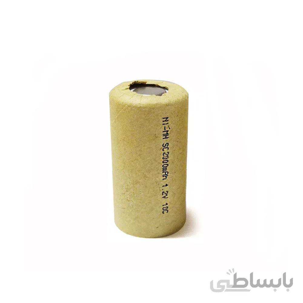 باطری نیکل کادمیوم سایز SC برند کیاسل با ظرفیت 2000 میلی آمپر