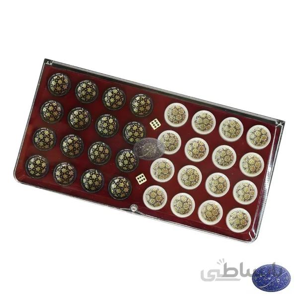 مهره خاتم کاری تخته نرد اعلا 50 سانتی