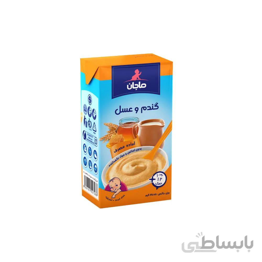 فرنی گندم و عسل ماجان کاله کودکان 1 سال به بالا 135 گرم