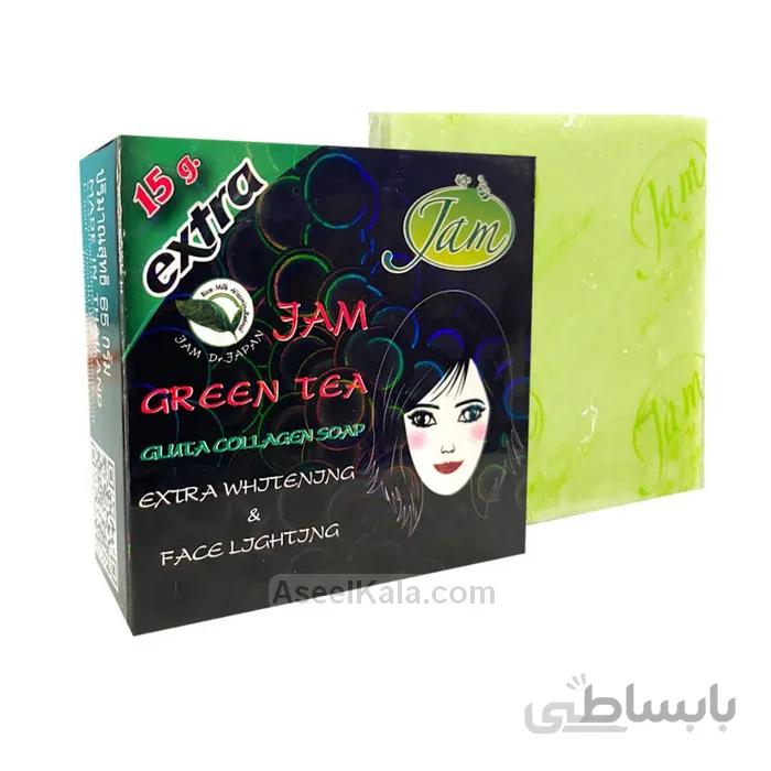 صابون جم Jam چای سبز حاوی کلاژن