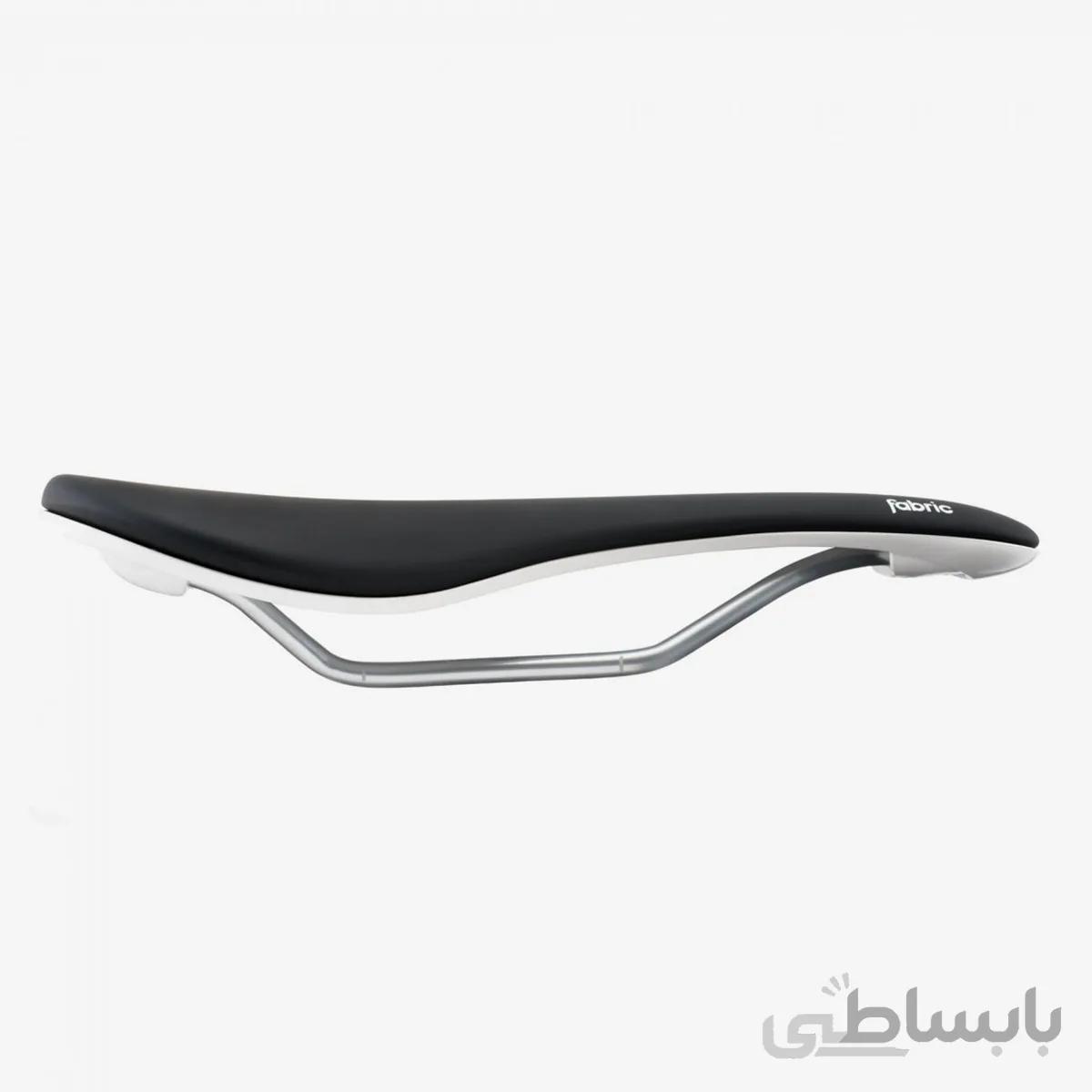 زین دوچرخه فابریک مدل Scoop Elite Flat رنگ سفید