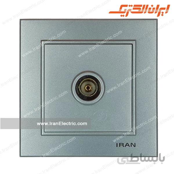پریز آنتن تلویزیون برلیان نقره ای