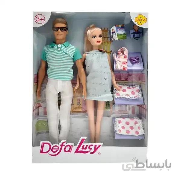 باربی دفا لوسی باردار و همسر 8349