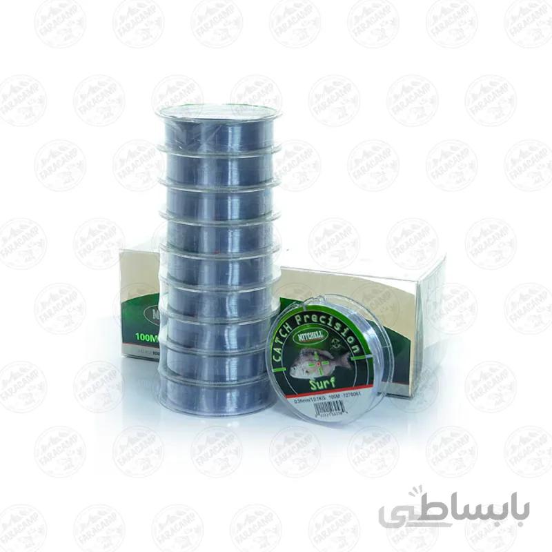 نخ ماهیگیری Catch Precision میشل 100 متر سایز 0 28 متصل